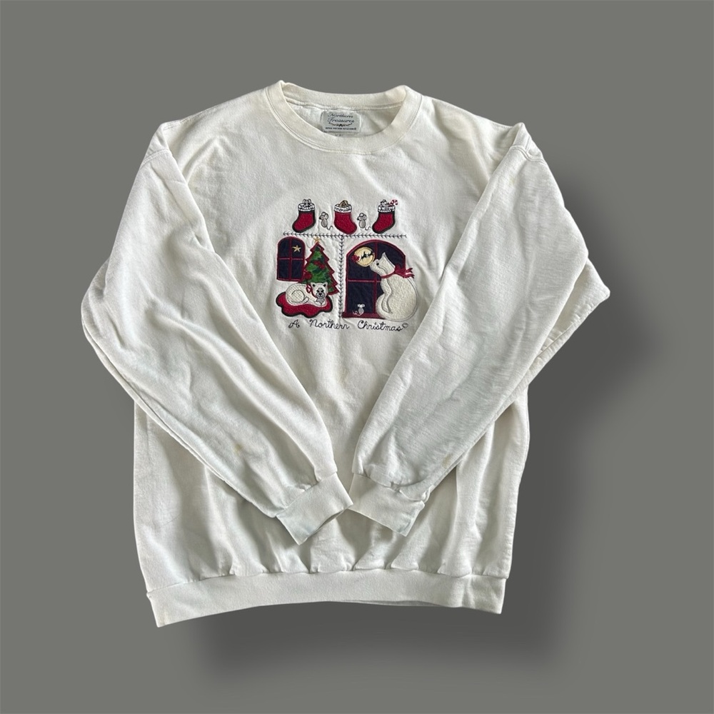 [Northern Reflections] Christmas Cat Pullover